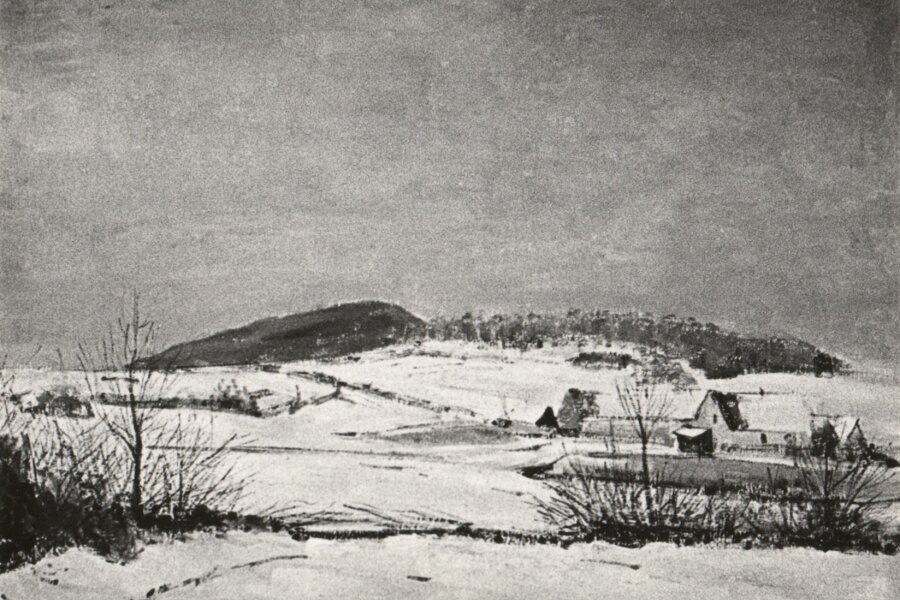 Karel Holan, Blaník, olej, plátno, 65x81 cm